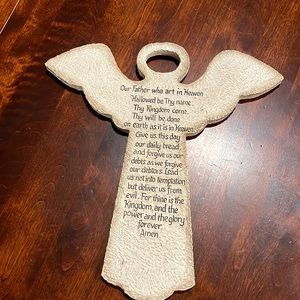 Hanging angel plaque